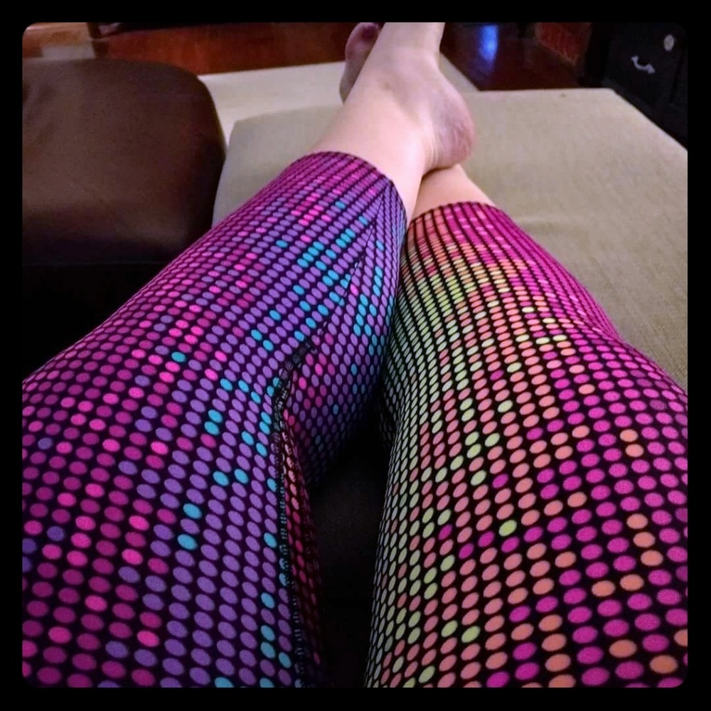 K-DEER Capri Disco Dot Leggings